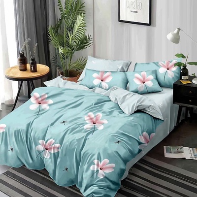 EmonaMall Двулицево спално бельо EmonaMall, 6 части - Модел S16017 (S16017-33333d)