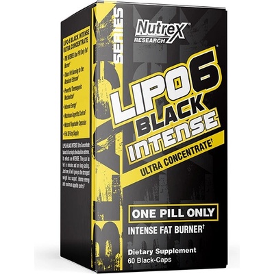 Nutrex Lipo 6 Black Intense Ultra Concentrate, 60 Black-Caps/USA version/