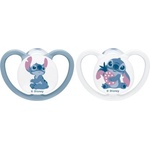 Nuk Силиконови залъгалки NUK Perfect Match - Air, 6-18 м, 2 броя, Stitch (10176418) - baby