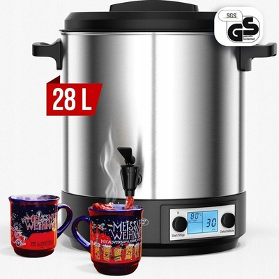 Jurhan Vařič na čaj/víno/punč DION 28l stříbrná 11380 – Zboží Dáma