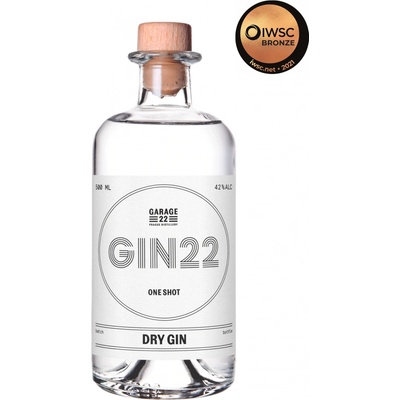 Garage 22 Pink Gin 42% 0,5 l (čistá fľaša)