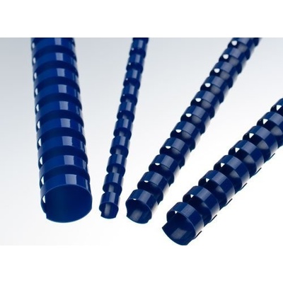 Eurosupplies plastové chrbty A4 8 mm modré 100 ks