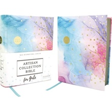 Niv, Artisan Collection Bible for Girls, Cloth Over Board, Multi-Color, Art Gilded Edges, Red Letter Edition, Comfort Print
