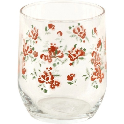 Clayre & Eef Pohárik s kvetmi Little Rose Collection Ø 8*9 cm 300 ml