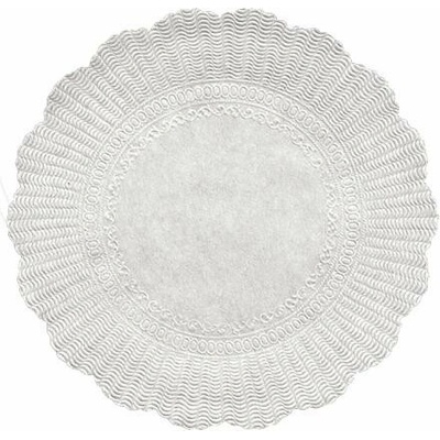 Rozetky průměr 21 cm - bílé (500 ks)