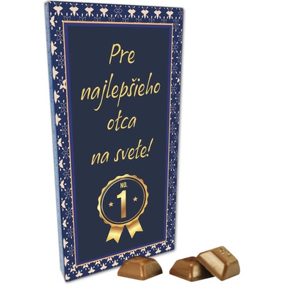 FOTOPOŠTA NAJLEPŠÍ otec mliečna čokoláda 100 g