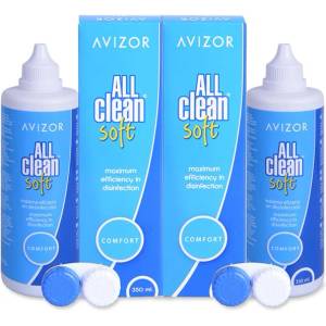 Avizor All Clean Soft разтвор 2 х 350 ml - alensa