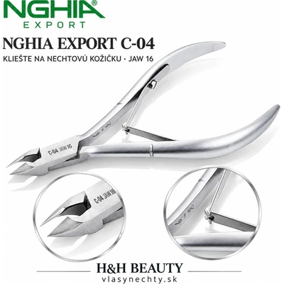 Nghia Export kliešte na nechtovú kožičku C-04 JAW 16