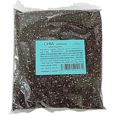 Helpful Chia semienka Zelená Lekáreň 250 g