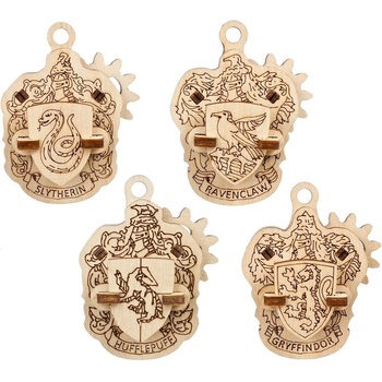 UGears Дървен 3D пъзел Ugears от 48 части - Хари Потър: Домовете на Хогуортс (U-70261 )