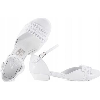 Zarro 2442 dívčí k prvnímu svatému přijímání lodičky bílé