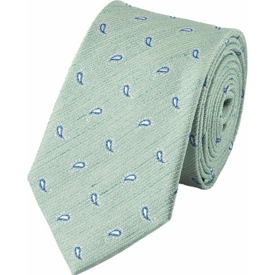 Charles Tyrwhitt Slim Silk Linen Tie Spearmint