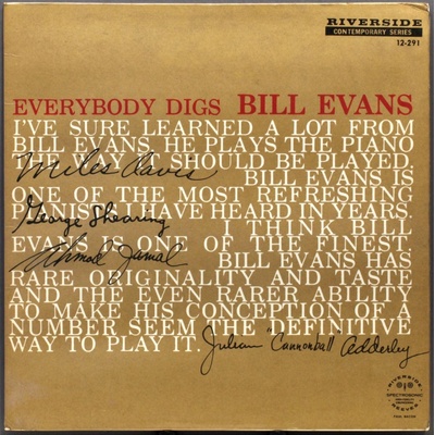 EVANS BILL: EVERYBODY DIGS BILL EVANS CD