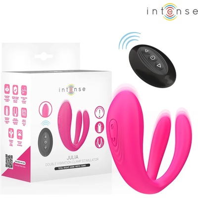 Двоен вибратор и стимулатор, независими мотори - Intense Julia (D-244818)