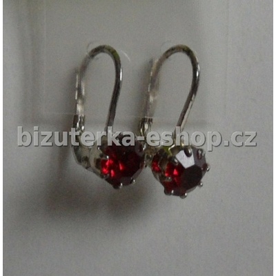bizuterka-eshop.cz Naušnice vínový kamínek BZ-02984