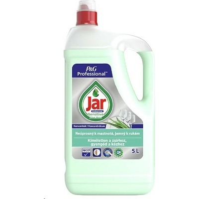 Jar Professional Sensitive Koncentrovaný Tekutý Prostředek Na Mytí Nádobí 5 l – Zboží Dáma