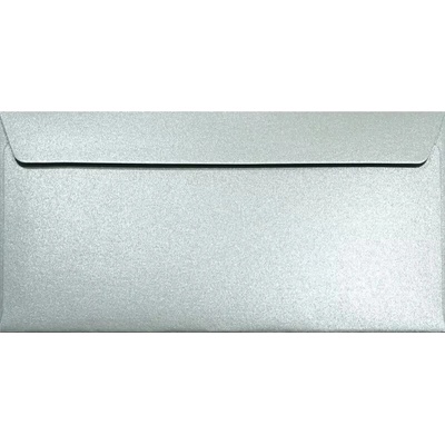 NETUNO Obálka DL metalická Majestic Moonlight Silver stříbrná