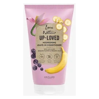 Oriflame Vyživující kondicionér Love Nature Up-Loved s banánovým květem a bio acaí 150 ml