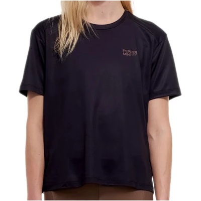 PEPPERMINT Дамска фланелка с къс ръкав за колоездене PEPPERMINT Women's Trail Short Sleeve Jersey Cycling jersey - Black II - размер XL (156-2718-0415)