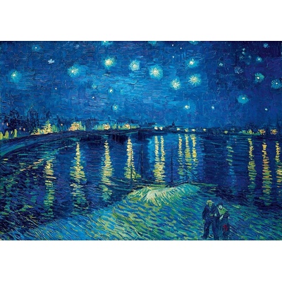 Bluebird Vincent Van Gogh Starry Night over the Rhône 1888 1000 dielov