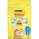 Friskies суха котешка храна със Сьомга и добавени зеленчуци 2 x 10 кг