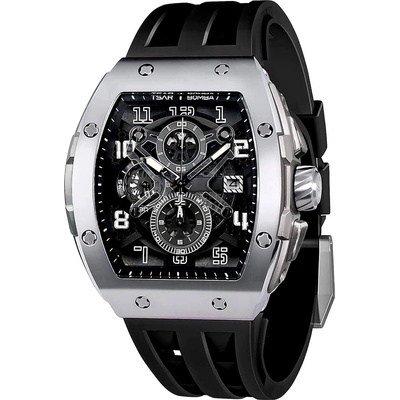 Tsar Bomba Мъжки часовник TSAR BOMBA Black Unique Edition TB8211BQ (TB8211BQ)