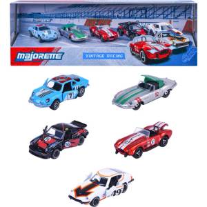 Majorette Ретро колички Vintage Racing Majorette 8502005001, 5 броя