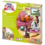 STAEDTLER Комплект глина Staedtler Fimo Kids - 4 x 42g, Pet (23850-А-PET)