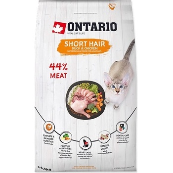 Ontario Cat Short Hair Duck & Chicken 6,5 kg