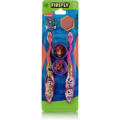 Nickelodeon Firefly Paw Patrol Twin Pack Soft 3+ Red and Pink