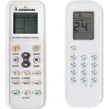General MIDEA RG35B/BGE - съвместимо дистанционно управление на марката General (RG35B/BGE)