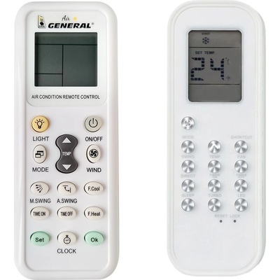 General MIDEA RG35B/BGE - съвместимо дистанционно управление на марката General (RG35B/BGE)