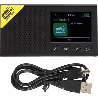 Openbox Rádio Openbox DAB PC1, LCD, 1200mAh Li-On, Modrátooth, AnténaPřenosný DAB rádio FM přijímač DAB-PC1 Modrátooth reproduktor Poslouchejte křišťálově čisté vysoce kvalitní digitální DAB rádio a s – Sleviste.cz