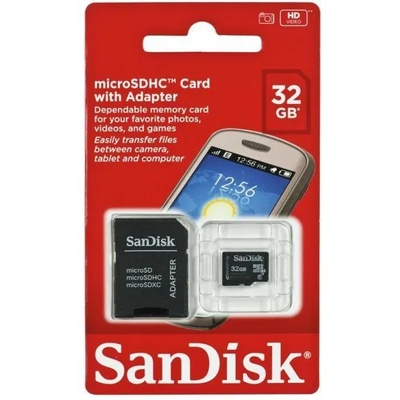 SanDisk microSDHC 32GB C4 SDSDQM-032G-B35A/108097