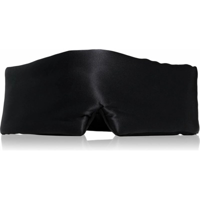 Notino Silk Collection Travel Sleeping Mask Black hodvábna cestovná maska Black 1 ks