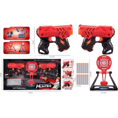 Sonne Игрален комплект Sonne - Hunters 2, пистолети с меки патрони и мишена (sonne1060)