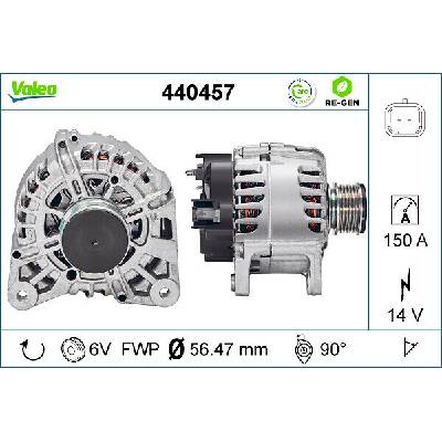 Alternátor VALEO 440457