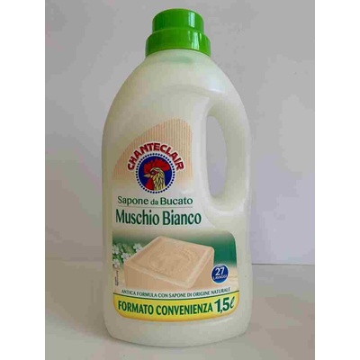 Chanteclair Sapone da Bucato Muschio Bianco tekuté mýdlo na praní 1500 ml 27 pracích dávek