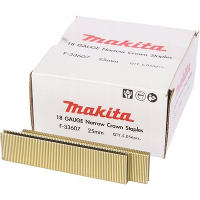Makita sponkovačka MAKITA STAPLERS 18GA 5,7x25mm / 5056 ks. POZINKOVANÉ