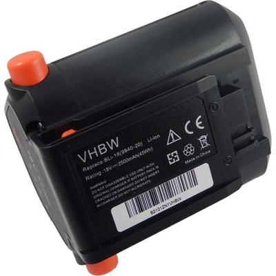 VHBW Батерия за Gardena 9840-20/ BLi-18, 18 V, 2.5 Ah (800110831)