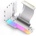 EZDIY-FAB Брекет за вертикален монтаж на GPU EZDIY-FAB RGB PCIe 4.0 Riser Cable 90° (YIHPI344-3)