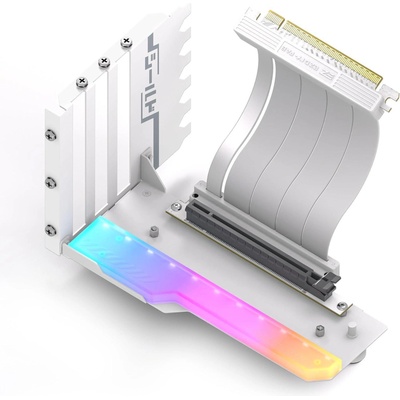 EZDIY-FAB Брекет за вертикален монтаж на GPU EZDIY-FAB RGB PCIe 4.0 Riser Cable 90° (YIHPI344-3)