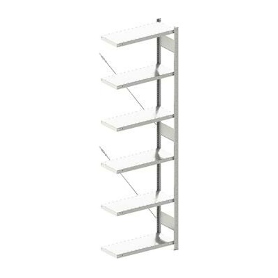 META zásuvný regál nástavný 2500x750x300 mm, nosn. 100 kg