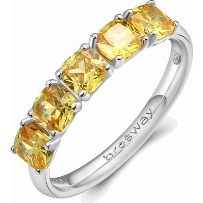 Brosway prsteň Fancy Energy yellow BWFEY14