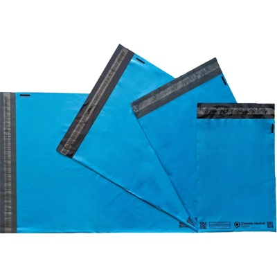 Poštovní plastové obálky modré 305 x 406 mm