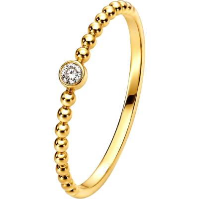 Zlaton Prsten žluté zlato s diamantem N03082603549