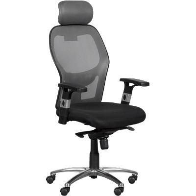 Carmen Президентски офис стол КАРМЕН 7520 - черен - сив