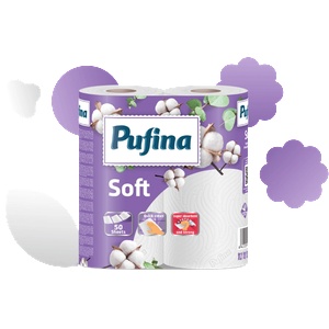 Pufina Пуфина Софт 2 кухненска ролки х 50 къса (6422295000901)