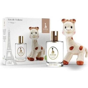 Sophie la girafe Eau De Toilette Подаръчен комплект за деца Размер EDT 100 ml + плюшено жирафче
