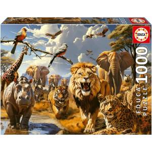 Educa Пъзел, Educa, Диви животни, 1000 части